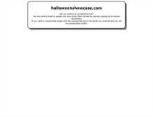 Tablet Screenshot of halloweenshowcase.com